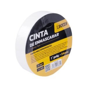 cinta enmascarar 1" x 23 mts uduke x und