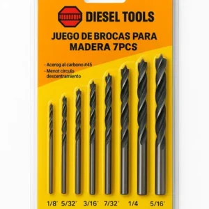 broca para madera 7 piezas diesel tools