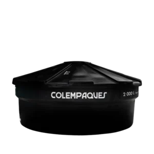tanque 2000 lts colempaques negro vital