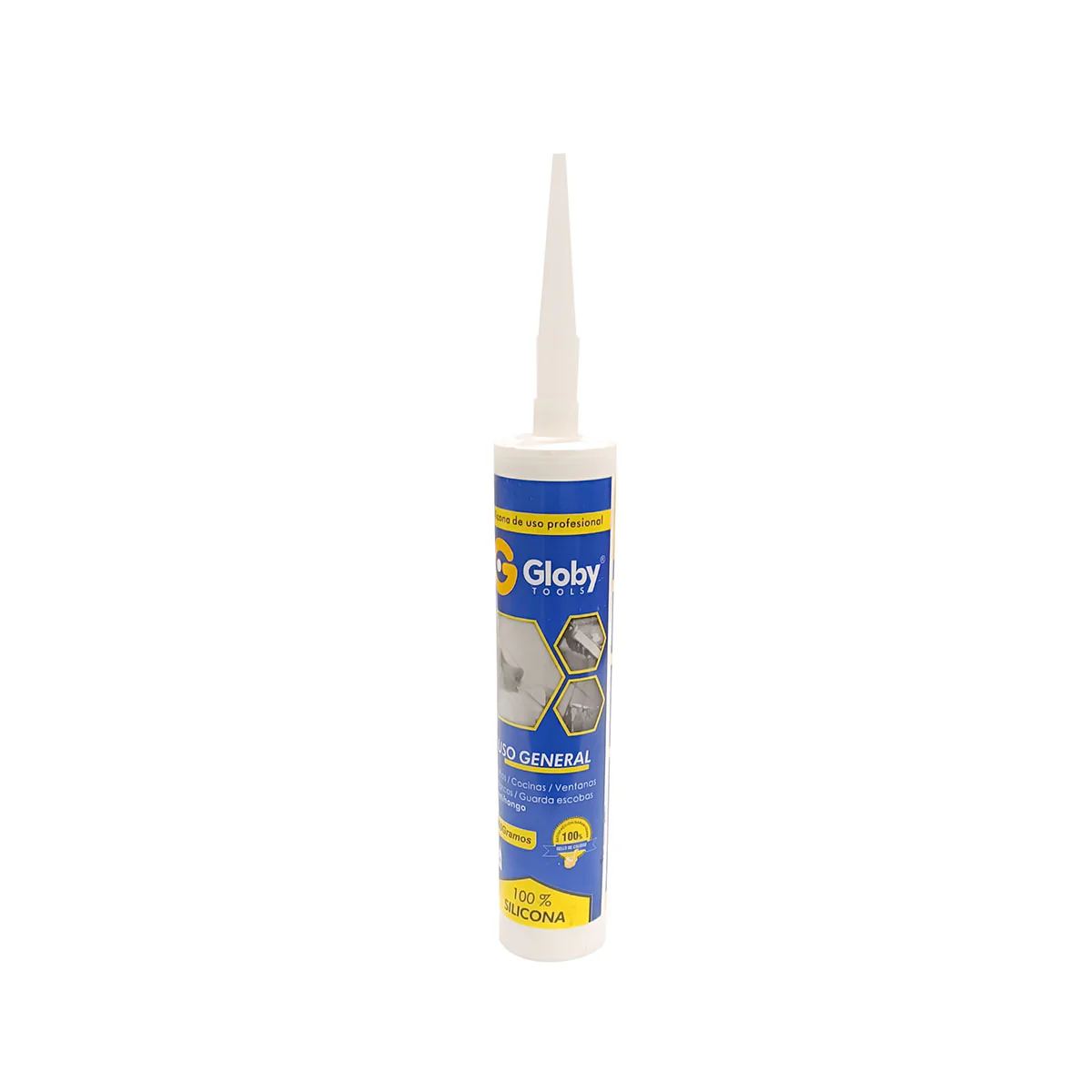 silicona blanca globy x 85 gr silicona blanca globy x 85 gr