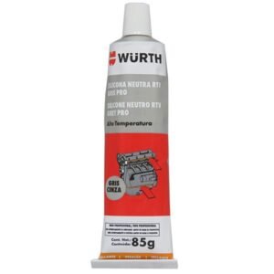 silicona alta temperatura gris wurth 85 gr