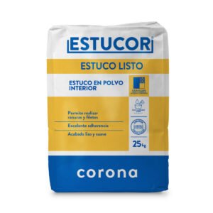 estucor corona amarillo x 25 kilos