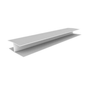 union para pared en h blanco puro laminado x 5,95 mts pvch002
