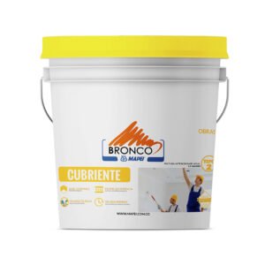 vinilo blanco (t2) ( scubriente) x balde bronco