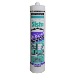 silicona sista trasparente antihongo 280ml