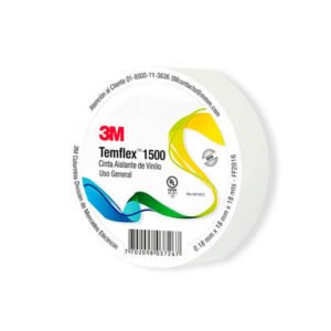 cinta aislante 18mts temflex blanco x 1500 3m(7702098037274)