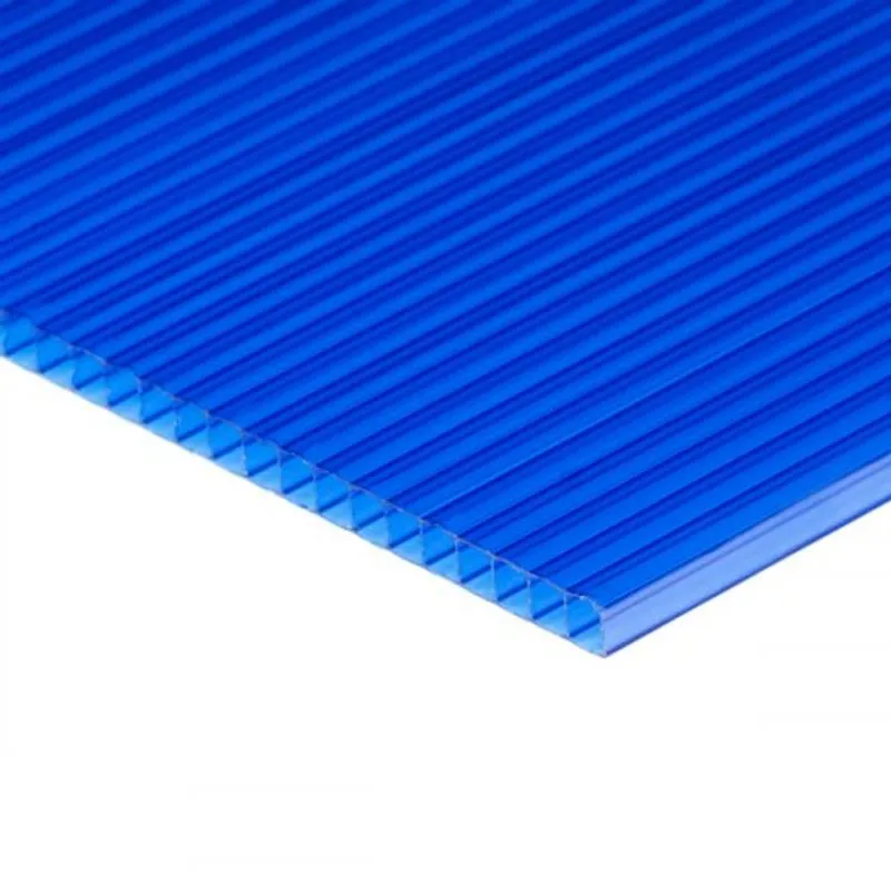 lamina alveolar estandar pc 6mm azul 2,10m x lamina alveolar estandar pc 6mm azul 2,10m x