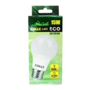 bombillo 15w ahorrador ilumax spiral eco 6000h