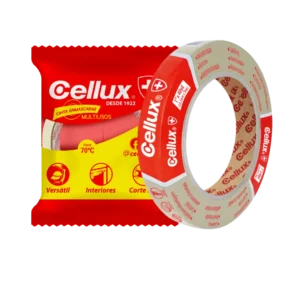 cinta enmascarar 1" x 40 mts cellux x und(7701633022409 )