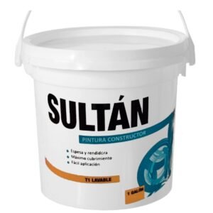 vinilo pintura sultan t1 x galon esmeralda consturama