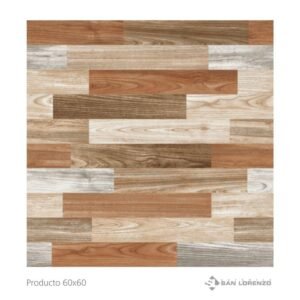 piso madera tolua multicolor 60 x 60 1,44 mts x caja