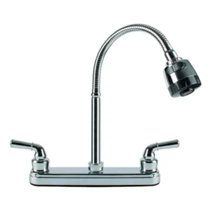 mezclador de 8" cierre rapido manija tipo cruceta dos chorros ( fa80102)