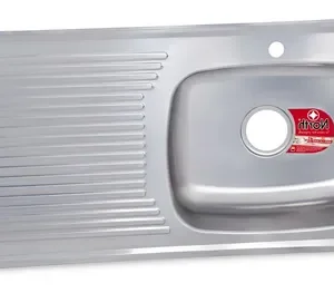 lavaplatos 100 x 50 acero esc izquierdo monocontrol north (solo)