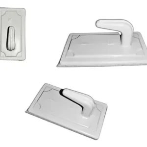 gancho adhesivo blanco mediano (rectangular)