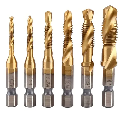 juego de machuelo x 6 piezas juego de machuelo x 6 piezas