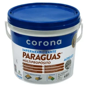 impermeabilizante blanco corona acrilico multiproposito x galon