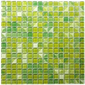 ficha decorativa malla veteada 30 x 30 verde
