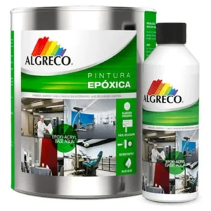 pintura epoxica verde maq solvente x galon + catalizador 1/4 algreco kit epoxica rf 95610001)