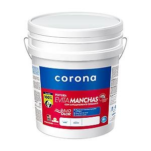 vinilo corona x cÑt blanco evita manchas bajo olor