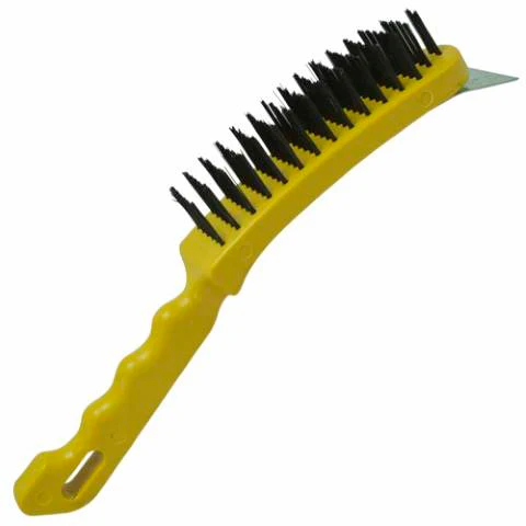 cepilllo acero con espatula m/*plastico 6 lineas cepilllo acero con espatula m/*plastico 6 lineas