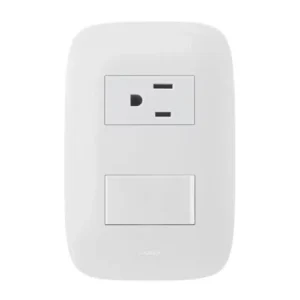 toma p/tierra + interruptor galica (2) blanco (1002296)