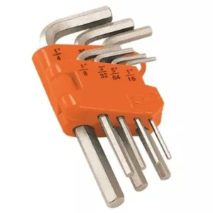 juego de llaves hexagonal 1/16 a 1/4 8 piezas