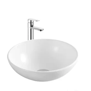 lavamanos redondo vessel blanco 42,5cm x41,5x17cm (lvg 01)