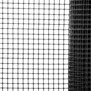 malla reja 15 x 15 x 1.05 ancho x 30mts negro