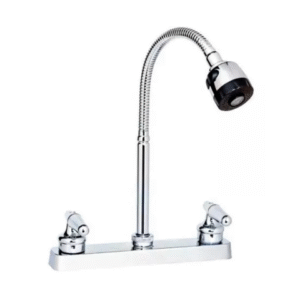 llave mezcladora lavaplatos flexible unifer