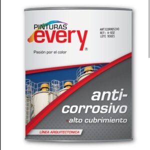 anticorrosivo x 1/4 satinado negro (a 102) every