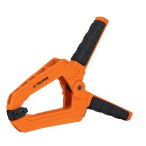 prensa de resorte de 8", cuerpo de nylon con mango de truper 17702