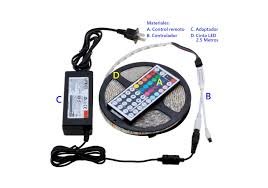fuente de voltaje adaptador cinta rgb
