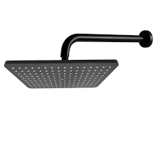 ducha rectangular negra unifer