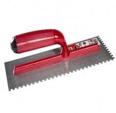 llana dentada m/plastico 6x6 rubi