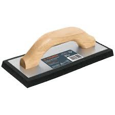 llana gruesa de caucho 91/2 x 4 fino truper