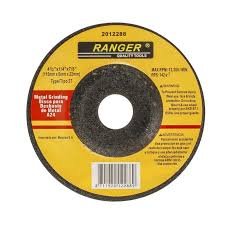 disco desbaste/pulir 4.1/2"x1/4"x7/8" ranger