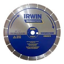 disco diamantado irwin milti 14"