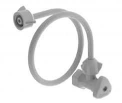 llave regulacion + acople lavamanos 40 cms pcp