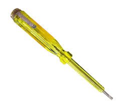 probador corriente amarillo pequeÑo