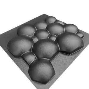 pared els esferas negro 25 x 40) x metros