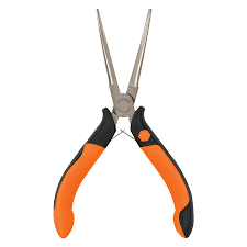 mini pinza de punta de aguja 6" mango confort truper 17369