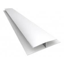 union para pared en h blanco veteado x 5,95 mts pvch005