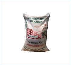 marmolina blanca x kilos