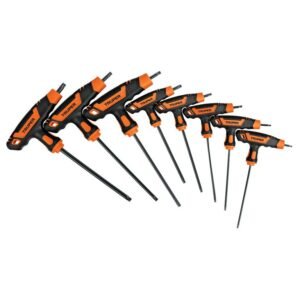 juego de 8 llaves torx extralargas con mango t , truper