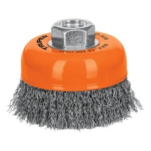 grata copa 3" ondulado eje 5/8 truper (7501206656303)