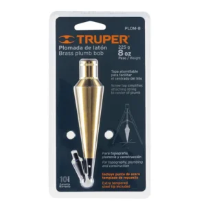 plomada punta de punto truper 12onzas