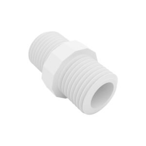 niple roscado pvc 1/2")