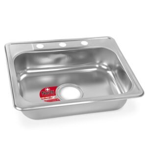 lavaplatos 62 x 48 north 3.1/2" mezclador acero inox
