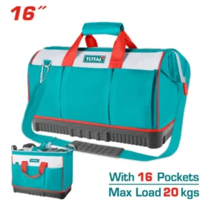 bolso de herramientas 16 reforzado capacidad maxima 20kg total tht561625
