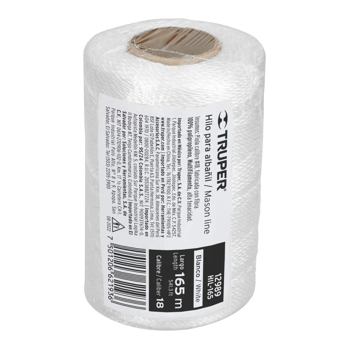 hilo albaÑil "165 mts" truper hil 165 blanco hilo albaÑil "165 mts" truper hil 165 blanco